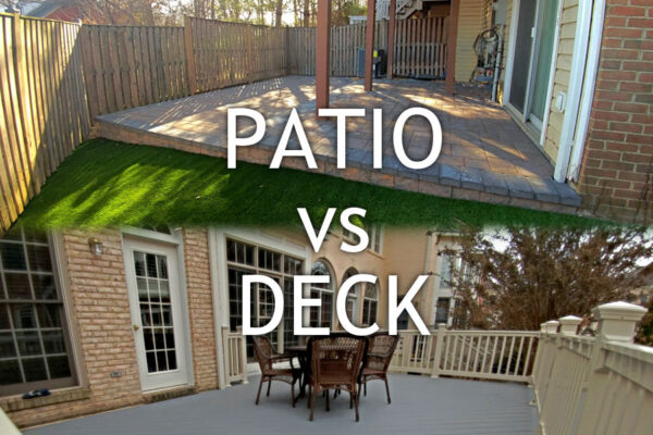 Deck Versus Patio For Townhouse, Is A Deck Better Than Patio